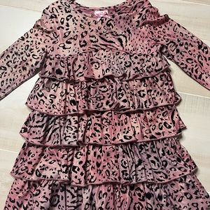 Leopard shimmer dress